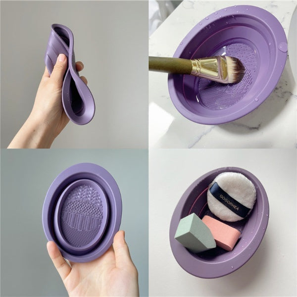 Scrubbing Plate Makeup Brush Cleaning Pad Makeup Brush Cleaning Bowl Scrubbing Plate Makeup Brush Cleaning Pad Makeup Brush Cleaning Bowl